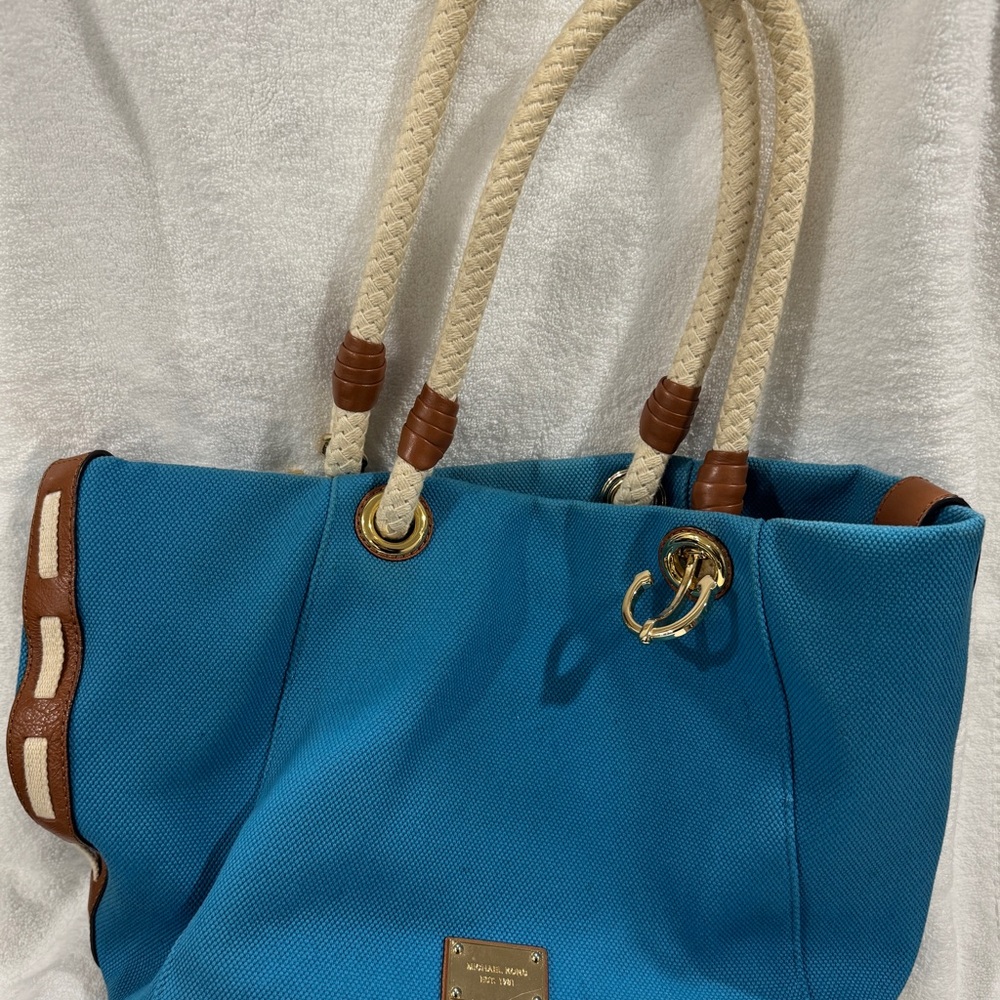 Michael Kors Blue Tote Bag